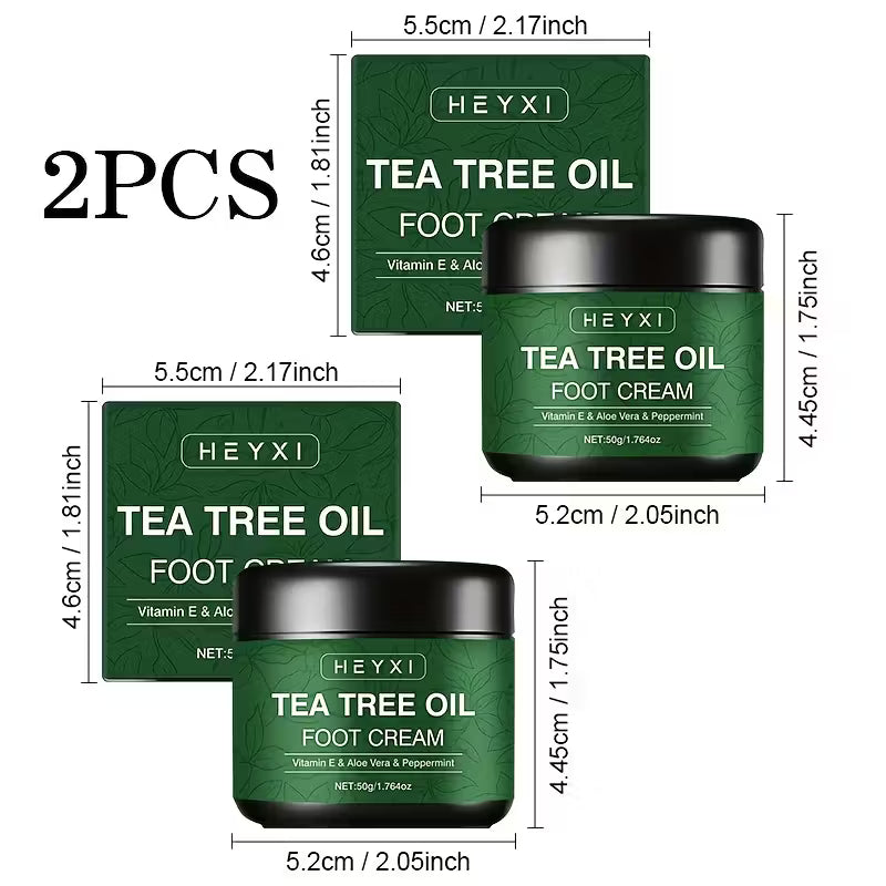 Tea Tree Oil Foot Cream (2pcs)
