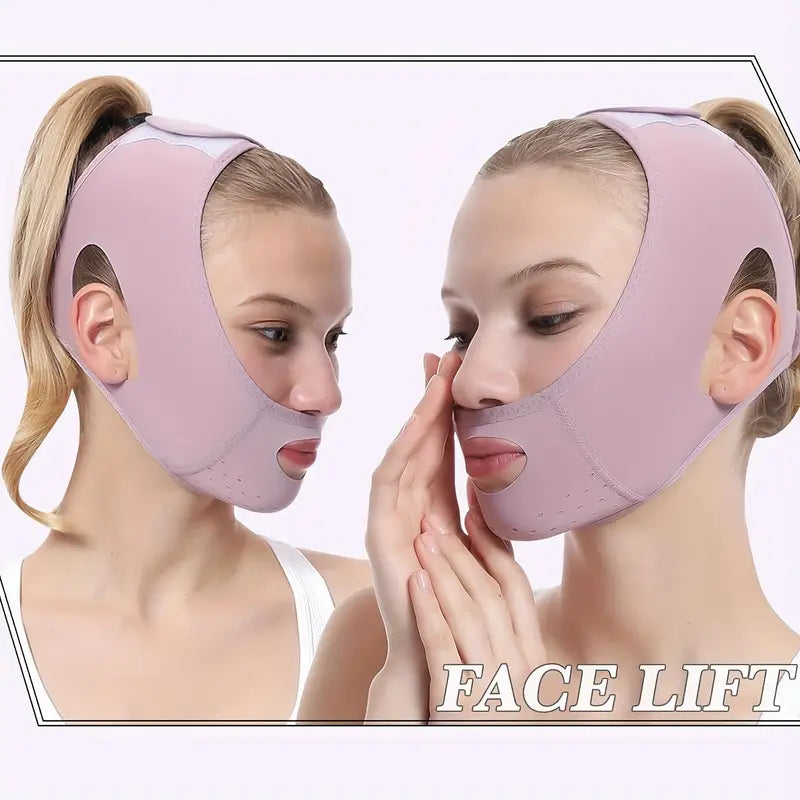 1pc Reusable Double Chin Reducer, Facial Slimming Band