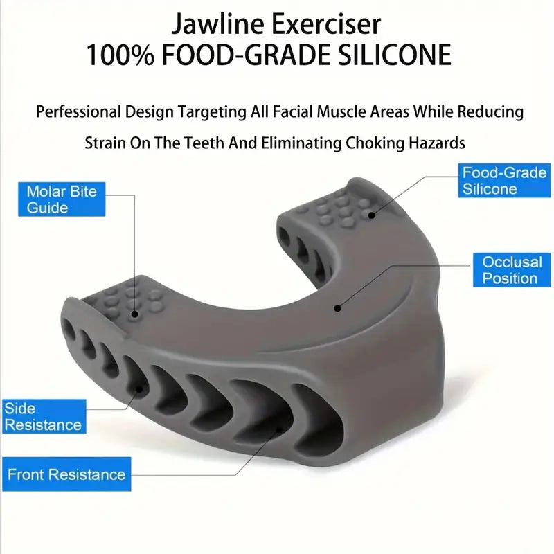 Premium Jaw Exerciser & Face Slimmer - Tightens Double Chin, Neck and Cheekbones